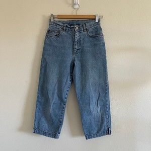 LAUREN jean co Ralph Lauren size 2P Blue cropped jeans